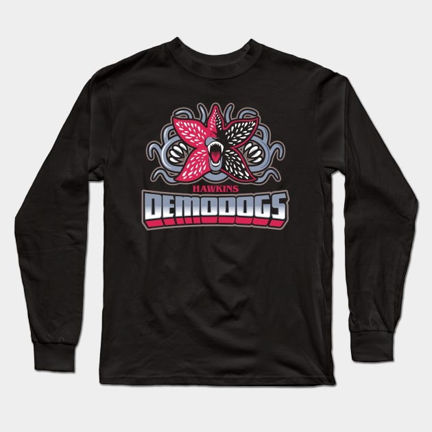 Go Demodogs Go Long Sleeve T-Shirt by DiegoPedauye